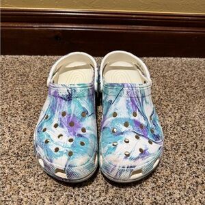 Cute Purple and Blue Women’s Crocs